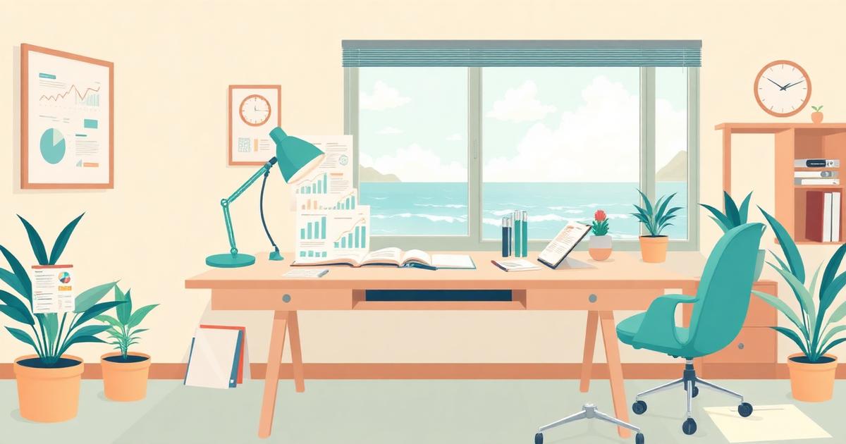 Illustration eines redaktionellen Recherche-Arbeitsplatzes, stellvertretend für das unabhängige Team hinter der Raxon24-Plattformrecherche